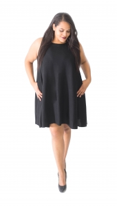 20171006 plain plus size dress 1X2X p2 