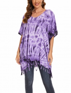 20230308 tie dye poncho configure