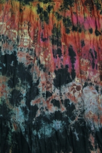20090815 tie dye wrap skirt